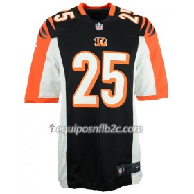 Camiseta Hombre NFL Cincinnati Bengals Giovani Bernard 25 Nike Negro